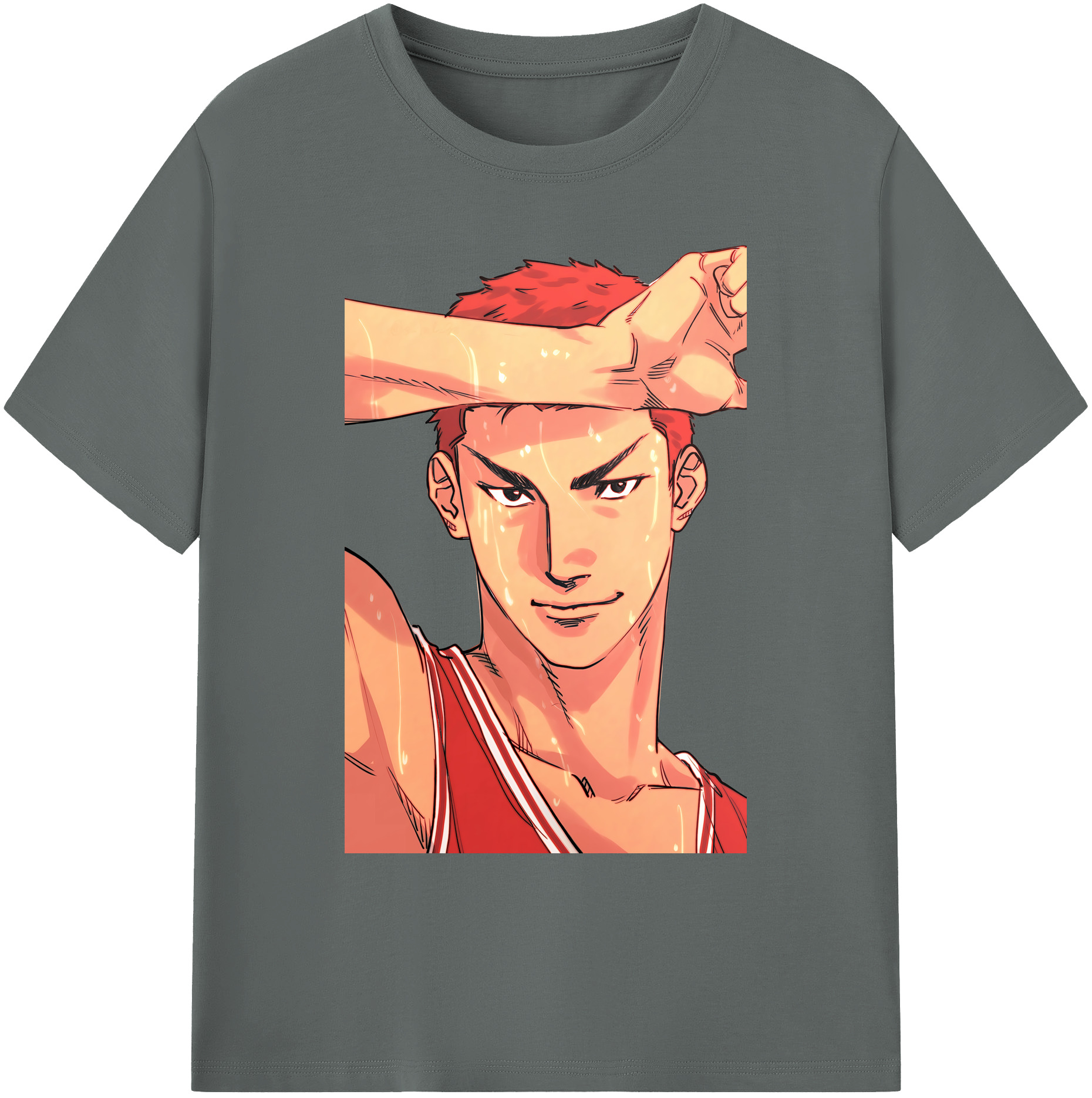 （画像用） SLAM DUNK／スラムダンク 綿100％ メンズ半袖Tシャツ｜肌触りやわらか＆通気性